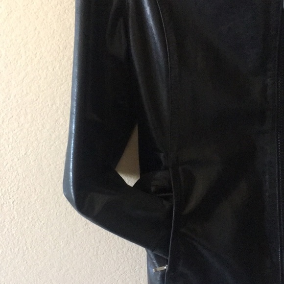 Nicole Miller leather jacket - Picture 6 of 8
